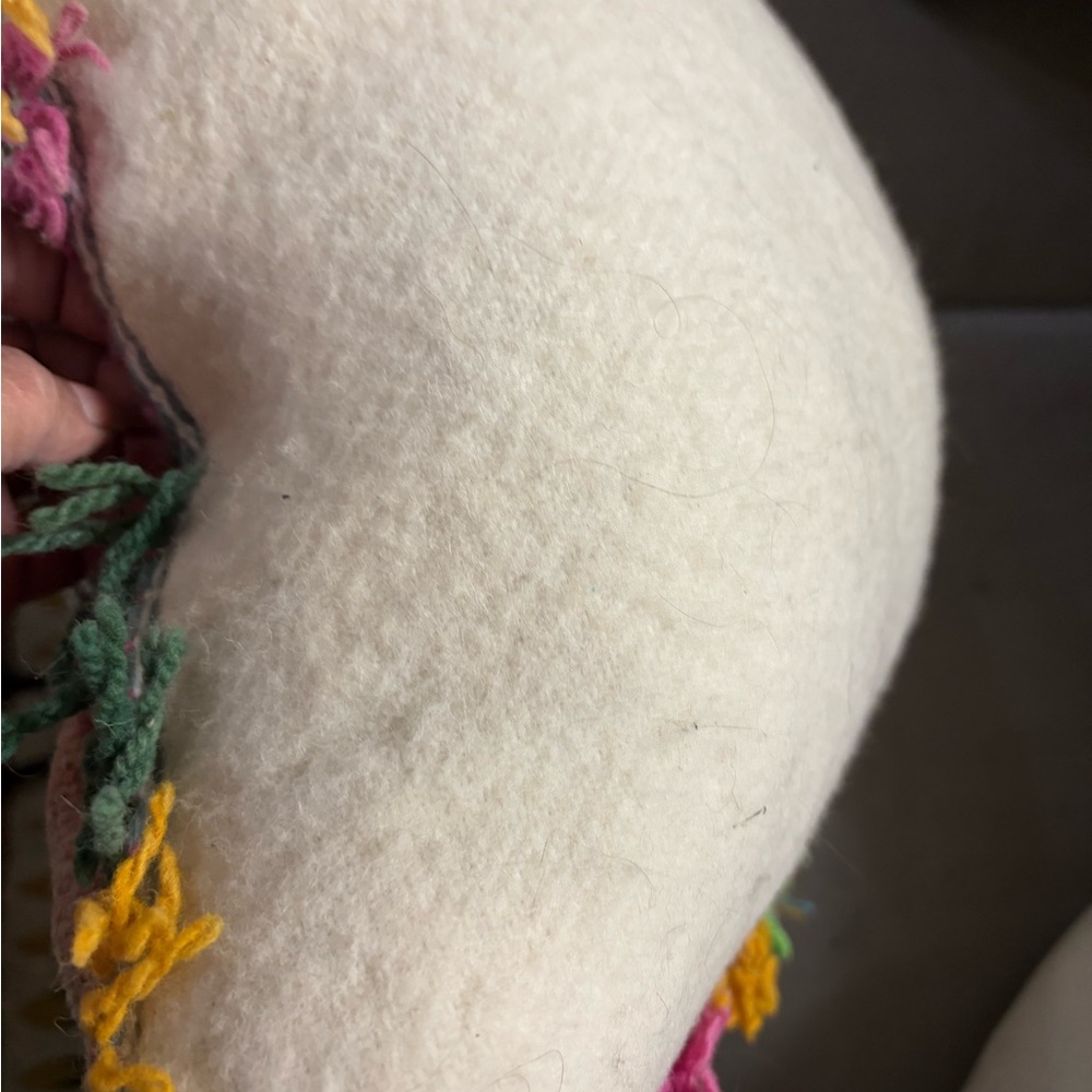 NATURAL LIFE Woven Pillow with Colorful Fringe - Picture 8 of 11
